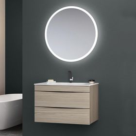 Orka Vento 80 cm Mdf Glassgow Banyo Dolabı