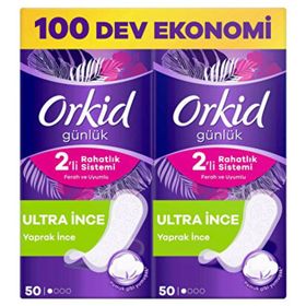 Orkid 100 Adet Ultra İnce Günlük Ped