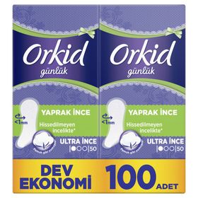 Orkid 100 Adet Ultra İnce Günlük Ped