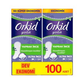 Orkid 100'lü Yaprak Ultra İnce Günlük Ped