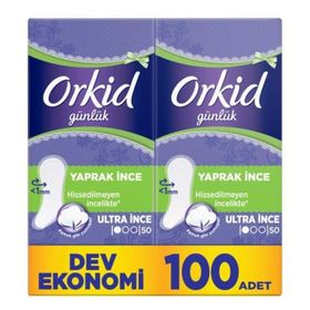 Orkid 100'lü Yaprak Ultra İnce Günlük Ped