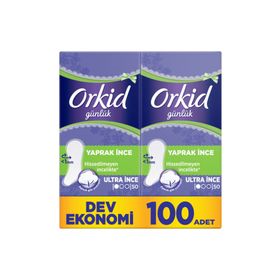 Orkid 100'lü Yaprak Ultra İnce Günlük Ped