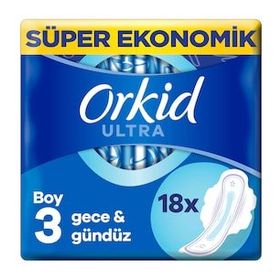 Orkid 18'li Ultra Ekstra Gece Hijyenik Ped