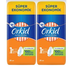 Orkid 2 x 26'lı Ultra Extra Hijyenik Ped