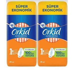 Orkid 2 x 26'lı Ultra Extra Hijyenik Ped