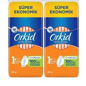 Orkid 2 x 26'lı Ultra Extra Hijyenik Ped