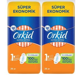 Orkid 2 x 26'lı Ultra Extra Hijyenik Ped