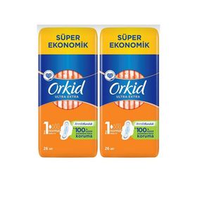 Orkid 2 x 26'lı Ultra Extra Hijyenik Ped