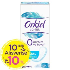 Orkid 20'li Essentials 0% Normal Günlük Ped