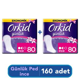 Orkid 2x80 Deo Fresh Yaprak Pamuksu İnce Günlük Ped