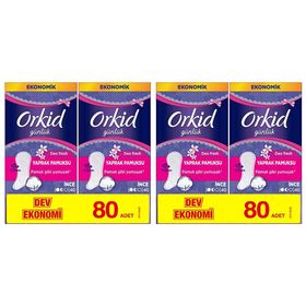 Orkid 2x80 Deo Fresh Yaprak Pamuksu İnce Günlük Ped