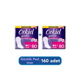 Orkid 2x80 Deo Fresh Yaprak Pamuksu İnce Günlük Ped