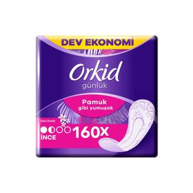 Orkid 2x80 Deo Fresh Yaprak Pamuksu İnce Günlük Ped