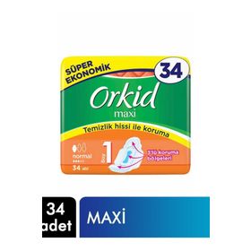 Orkid 34 Adet Normal Maxi Hijyenik Ped