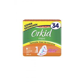Orkid 34 Adet Normal Maxi Hijyenik Ped