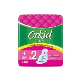 Orkid 8 Adet Uzun Maxi Hijyenik Ped
