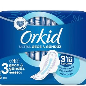 Orkid Boy 3 6 Adet Platinum Gece Gündüz Hijyenik Ped