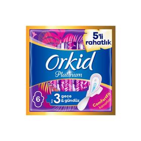 Orkid Boy 3 6 Adet Platinum Gece Gündüz Hijyenik Ped