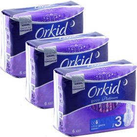 Orkid Comfort Platınum Gece Tekli 3'lü Hijyenik Ped