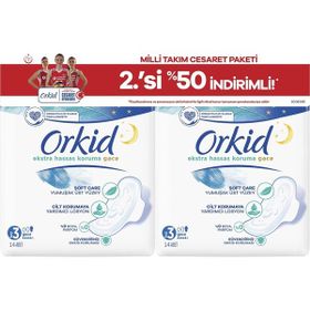 Orkid Ekstra Hassas Koruma Gece 28'li Hijyenik Ped