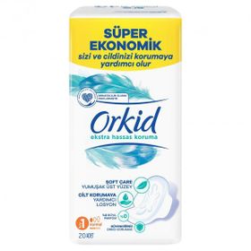 Orkid Ekstra Hassas Koruma Normal 20x5 100 Adet Ped