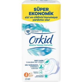 Orkid Ekstra Hassas Koruma Normal 20x5 100 Adet Ped