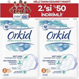 Orkid Ekstra Hassas Koruma Normal 40 Adet Hijyenik Ped