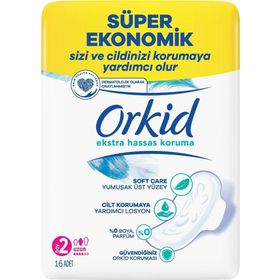 Orkid Ekstra Hassas Koruma Uzun 16x3 48 Adet Ped
