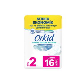 Orkid Extra Hassas Koruma 16'lı Uzun Hijyenik Ped