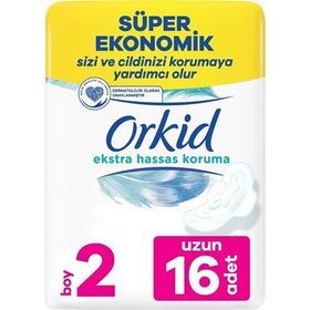 Orkid Extra Hassas Koruma 16'lı Uzun Hijyenik Ped
