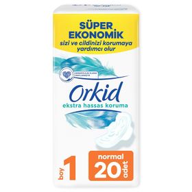 Orkid Extra Hassas Koruma 20'li Normal Hijyenik Ped