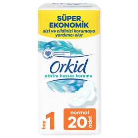 Orkid Extra Hassas Koruma 20'li Normal Hijyenik Ped