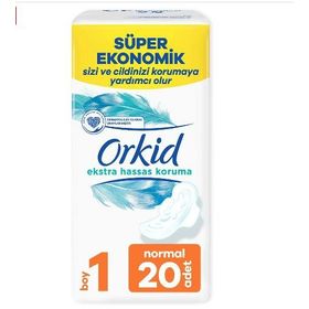 Orkid Extra Hassas Koruma 20'li Normal Hijyenik Ped
