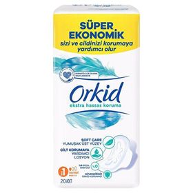 Orkid Extra Hassas Koruma 20'li Normal Hijyenik Ped