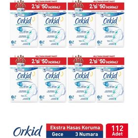 Orkid Extra Hassas Koruma 8x14'lü Gece Hijyenik Ped