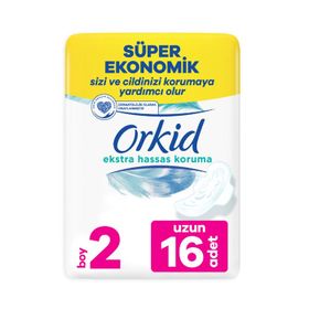 Orkid Extra Hassas Uzun 32'li Hijyenik Ped