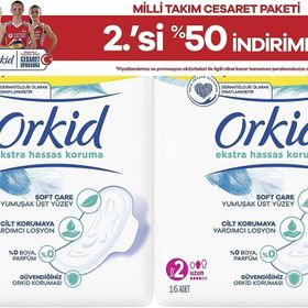 Orkid Extra Hassas Uzun 32'li Hijyenik Ped