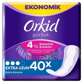 Orkid Extra Koruma Uzun 40'lı Günlük Ped