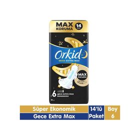 Orkid Extra Max Ultra Gece 14 Adet Ped
