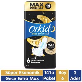 Orkid Extra Max Ultra Gece 14x3 Adet Ped