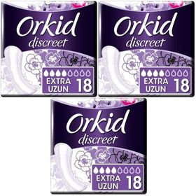 Orkid Extra Uzun 18x3 54 Adet Günlük Mesane Pedi