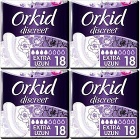Orkid Extra Uzun 18x4 72 Adet Günlük Mesane Pedi