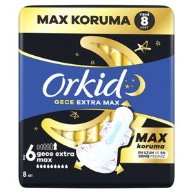 Orkid Gece Extra Max 3x8 24 Adet Ped