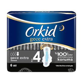 Orkid Gece Extra No 4 6 Adet Ultra Hijyenik Ped