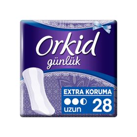 Orkid Günlük Extra Koruma Uzun 28 Adet Ped