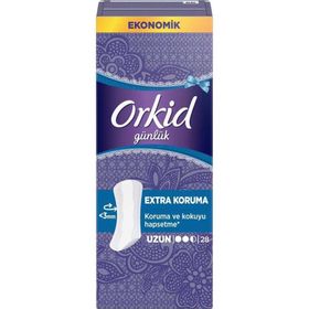 Orkid Günlük Extra Koruma Uzun 28 Adet Ped