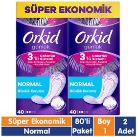 Orkid Günlük Koruma 160 Adet Normal Ped