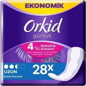 Orkid Günlük Koruma 28'li Ped