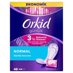 Orkid Günlük Koruma Dev Ekonomi Paketi 48'li Günlük Ped