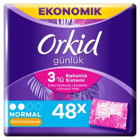 Orkid Günlük Koruma Dev Ekonomi Paketi 48'li Günlük Ped